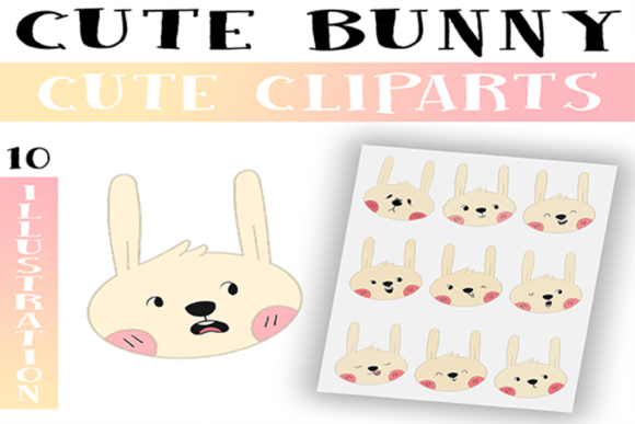 Download Cute Bunny Clipart Png / Commercial Use - Premium Resources