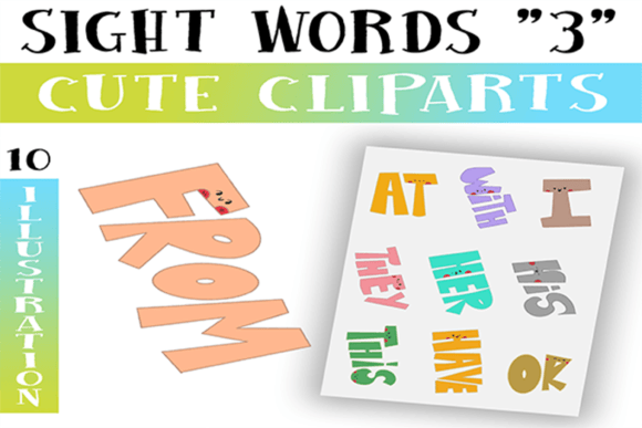Download Sight Words Cliparts for Commercial Use - Premium Resources