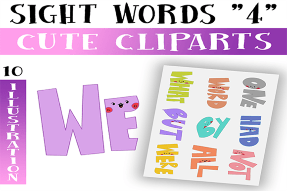 Download Sight Words Cliparts for Commercial Use - Premium Resources