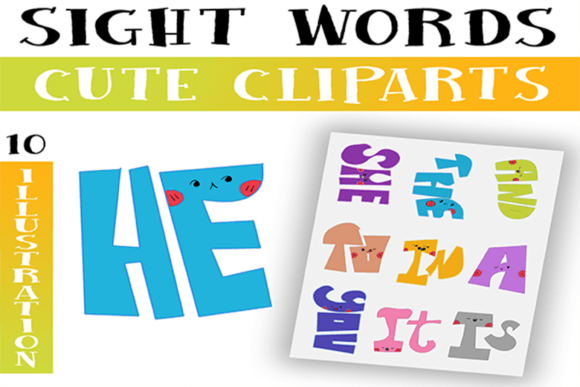 Download Sight Words Cliparts / Commercial Use - Premium Resources