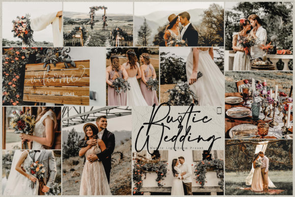 Download 10 Rustic Wedding Mobile LR Presets - Wedding Collection